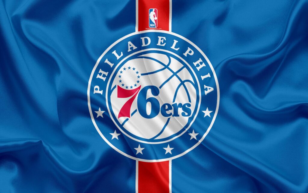 Download wallpapers Philadelphia ers, Basketball Club, NBA, emblem