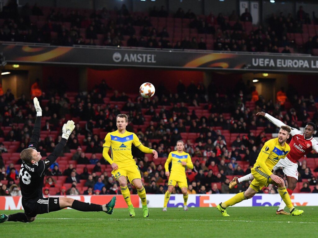 Arsenal claim attendance for BATE Borisov game was , but