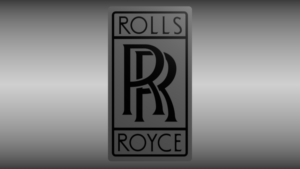 Rolls Royce logo free D Model OBJ BLEND MTL