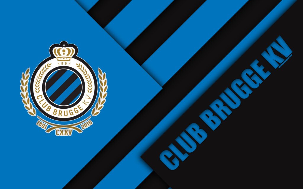 Download wallpapers Club Brugge KV, k, Belgian Football Club, black