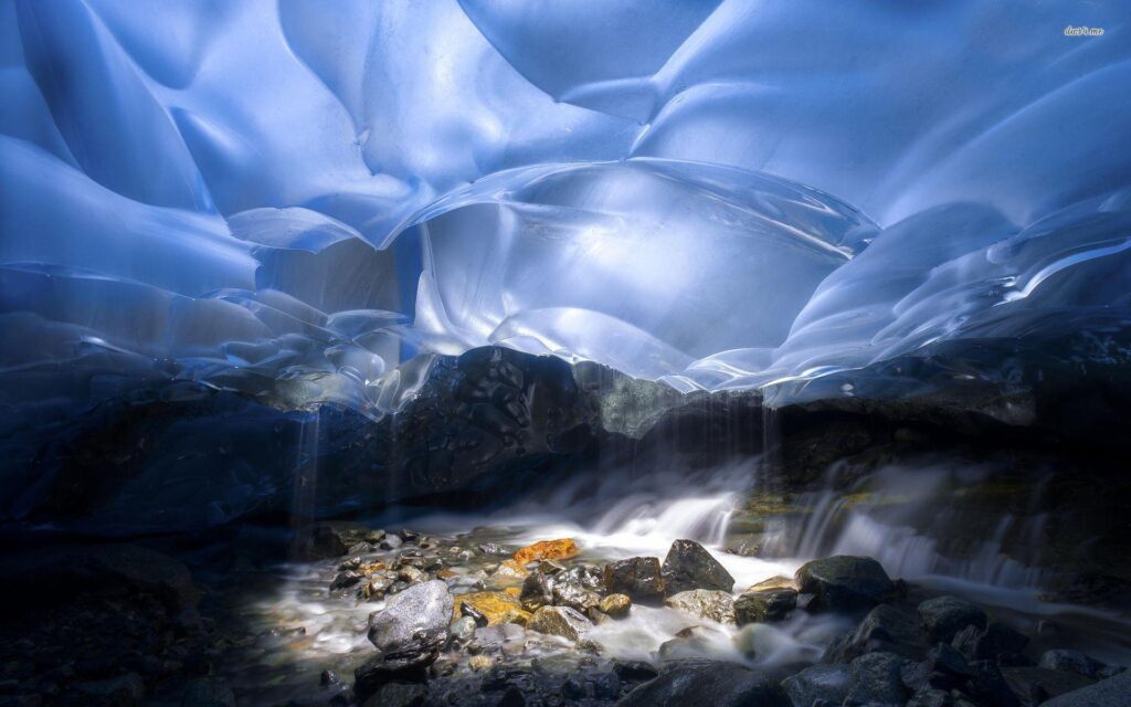 Inside Mendenhall Glacier, Alaska wallpapers