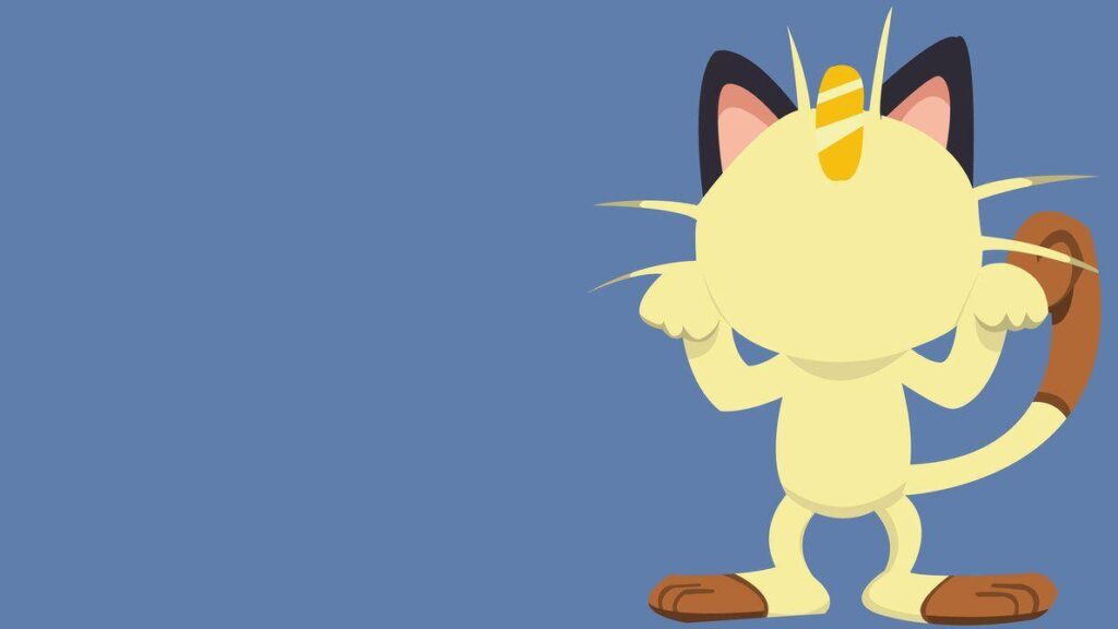 Pokemon Meowth Minimalist by Electro