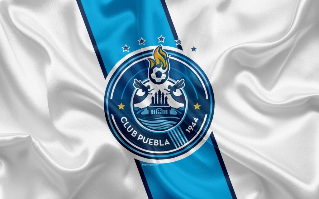 Download wallpapers Puebla FC, K, Mexican Football Club, emblem