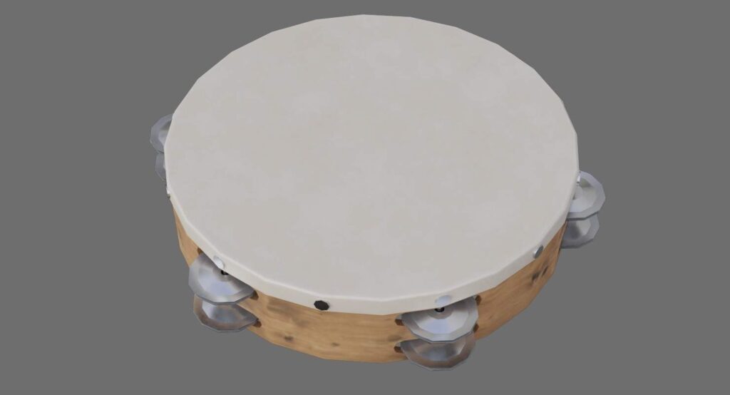 Tambourine D Model