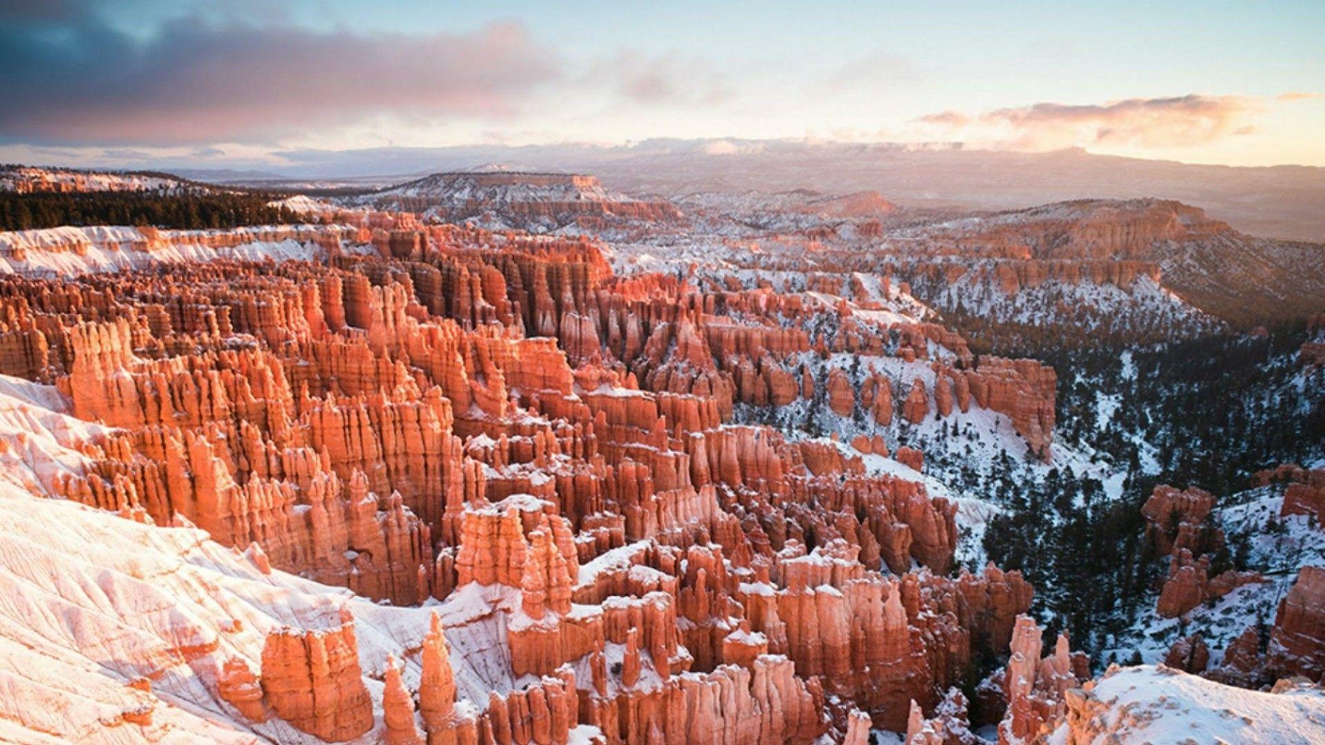 Winter Time In Bryce Canyon National Park Wallpapers