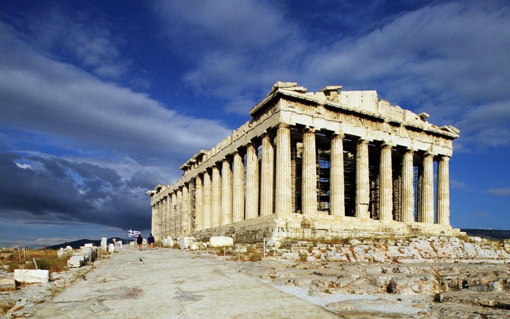 The Parthenon Acropolis Athens Greece 2K Widescreen Wallpapers
