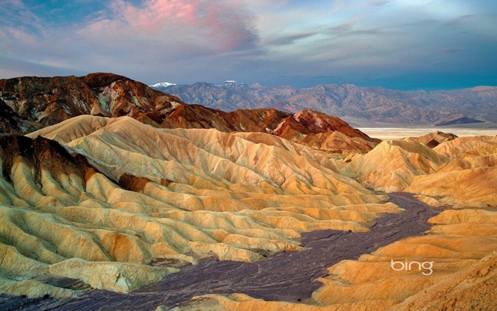 Photos Nature California USA Death Valley National Park Zabriskie