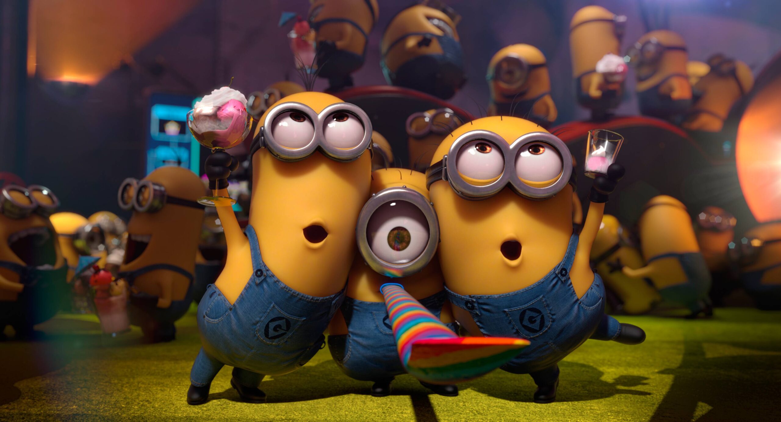 Minions Despicable Me Wide 2K Wallpapers