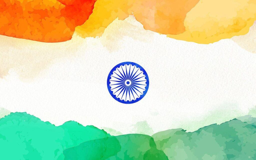 Water Color Indian Flag Wallpapers By Prince Pal by princepal on