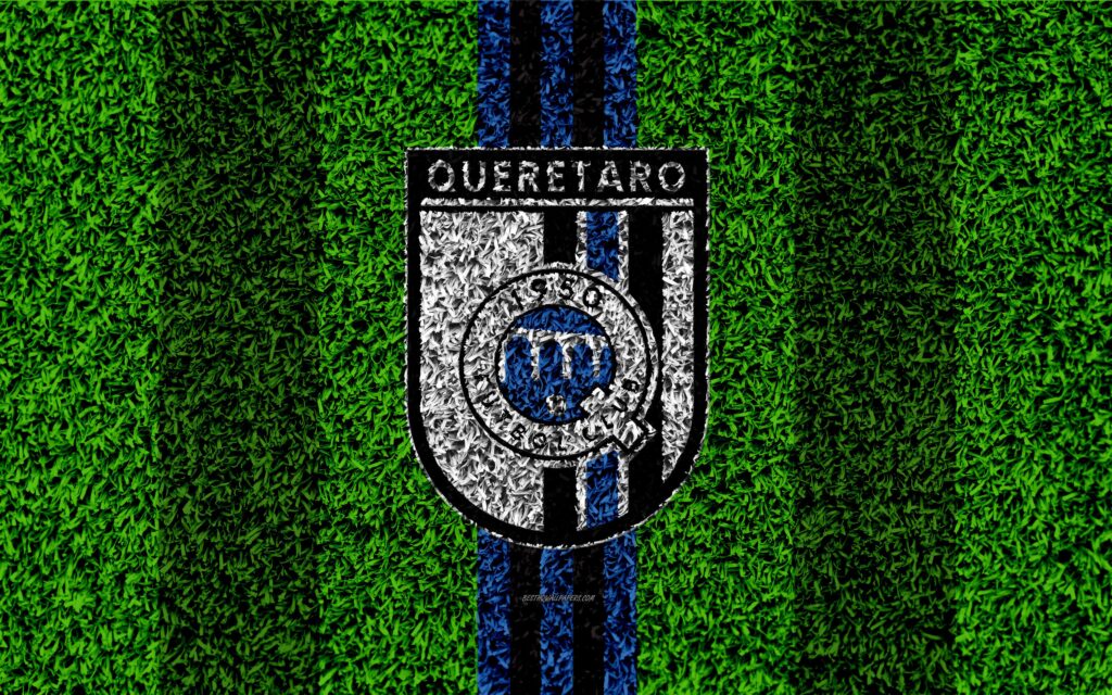 Download wallpapers Queretaro FC, Gallos Blancos de Queretaro, k