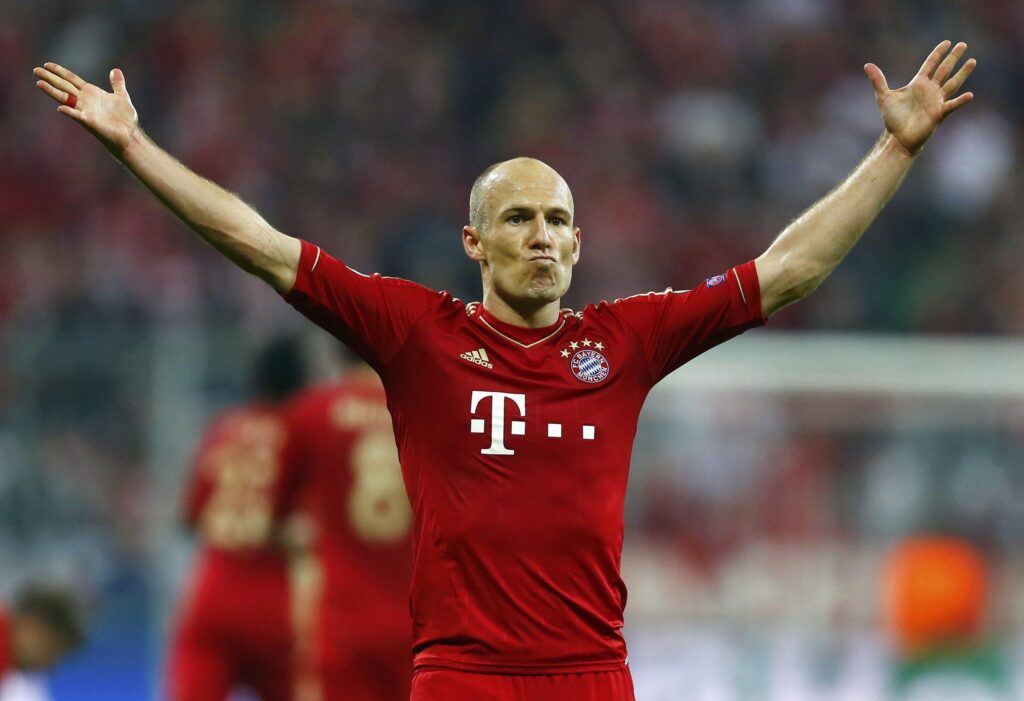 The best halfback of Bayern Arjen Robben wallpapers and Wallpaper