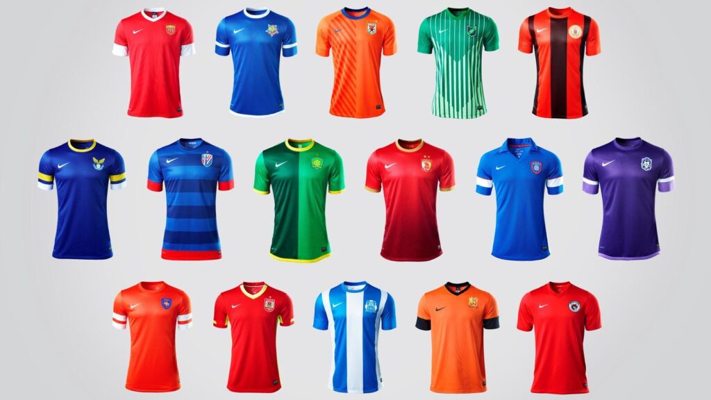 Nike China Football Super League Team Kits feature heritage