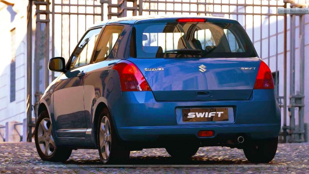 Suzuki Swift Sport Blue Car, Back Shoot Wallpapers