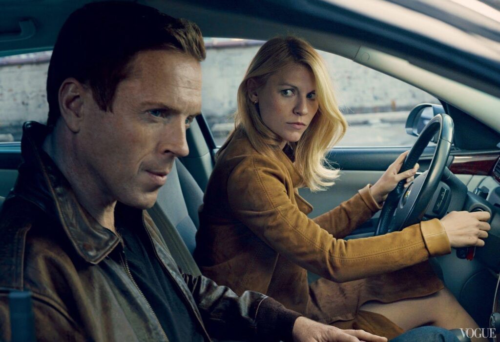 Claire Danes and Damian Lewis of Homeland Photo by Annie