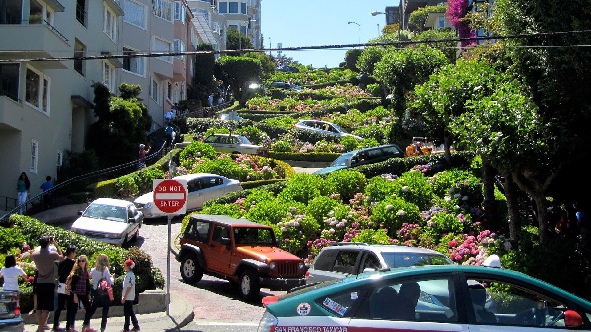 Lombard Street in San Francisco wallpapers and Wallpaper