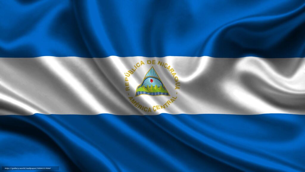 Download wallpapers Nicaragua, Atlas, flag, nicaragua free desktop