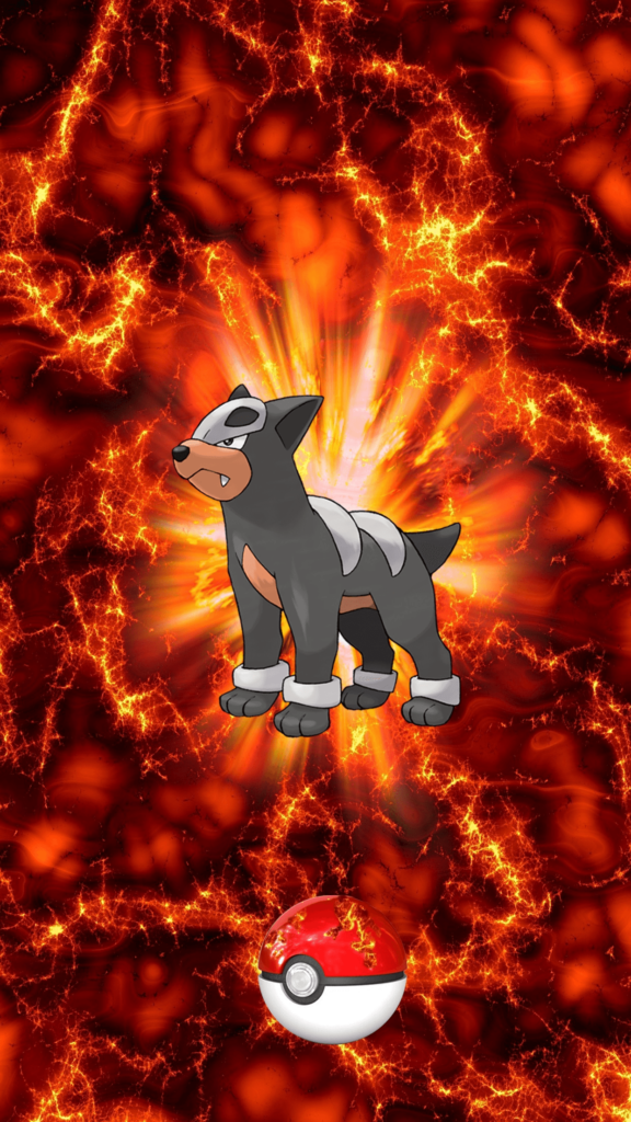 Fire Pokeball Houndour Delvil Egg