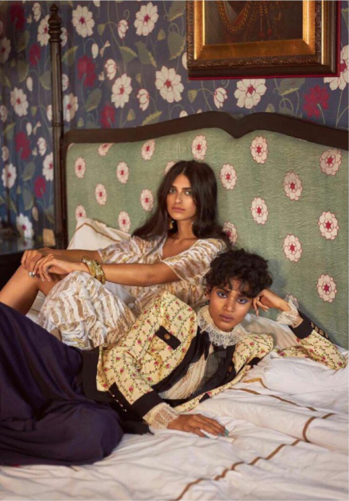 Saffron Vadher & Radhika Nair in Vogue India September by Greg