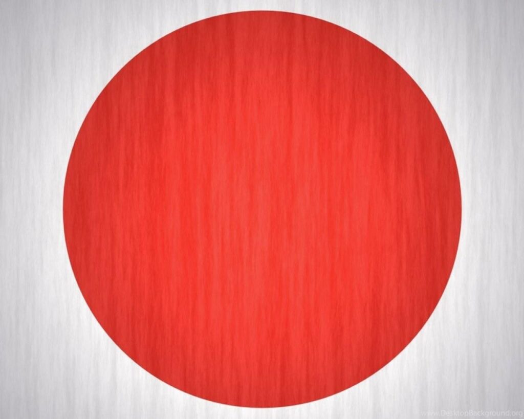 Download Wallpapers Japan, Flag, Circle, Ball, Shape