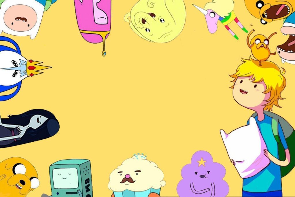 Protagonistas de Adventure Time desk 4K wallpapers