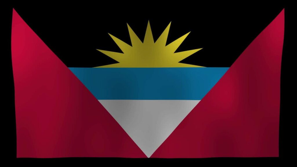 Antigua and Barbuda Flag K Motion Loop After Effects Template