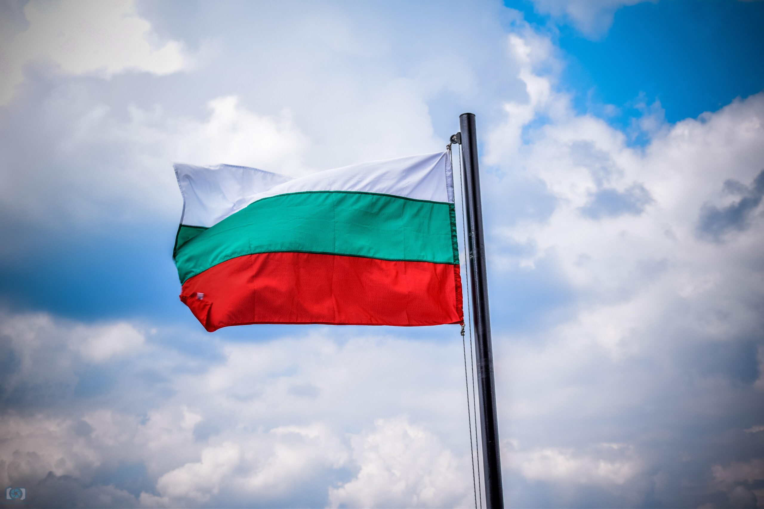 Free stock photo of bulgarian, clouds, flag