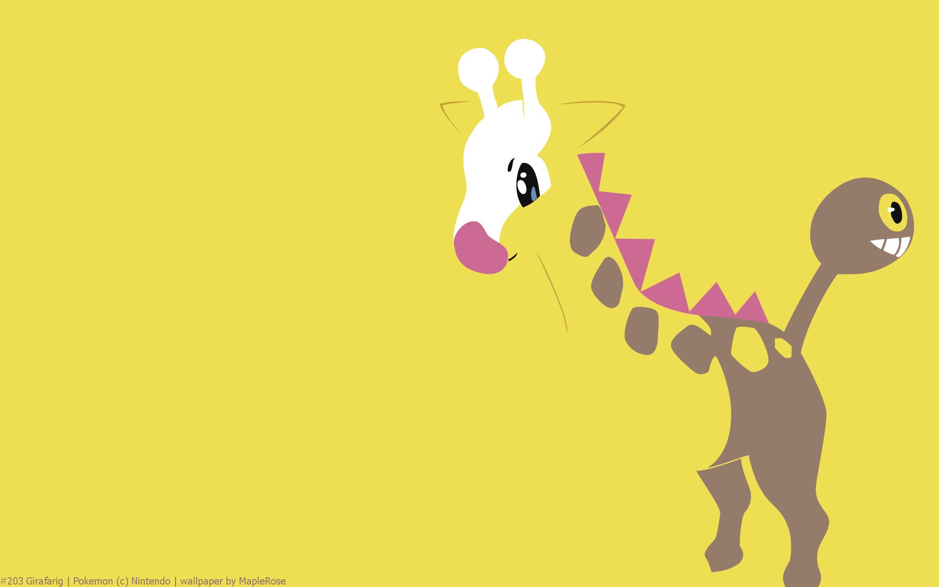 Girafarig Pokemon 2K Wallpapers
