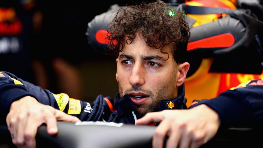 F Daniel Ricciardo given three