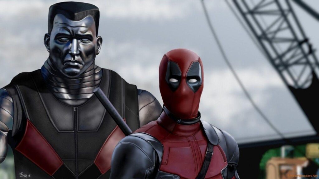 Deadpool with Colossus wallpapers