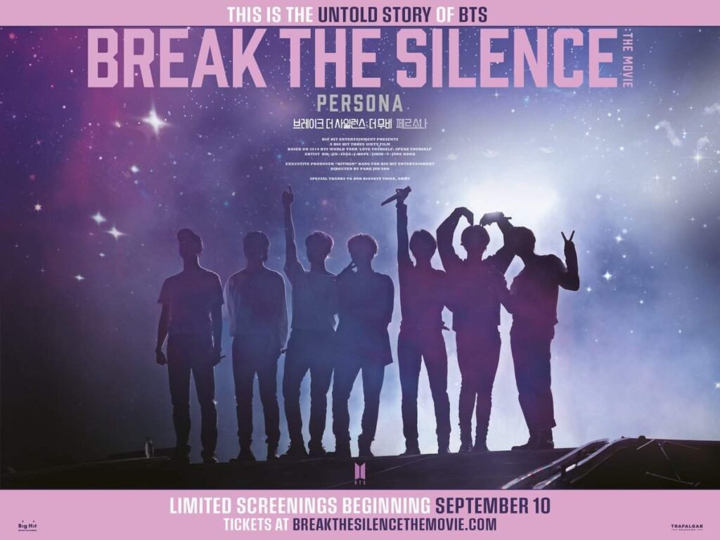 NEW BTS MOVIE BREAK THE SILENCE, THE MOVIE – PERSONA COMING IN SEPTEMBER