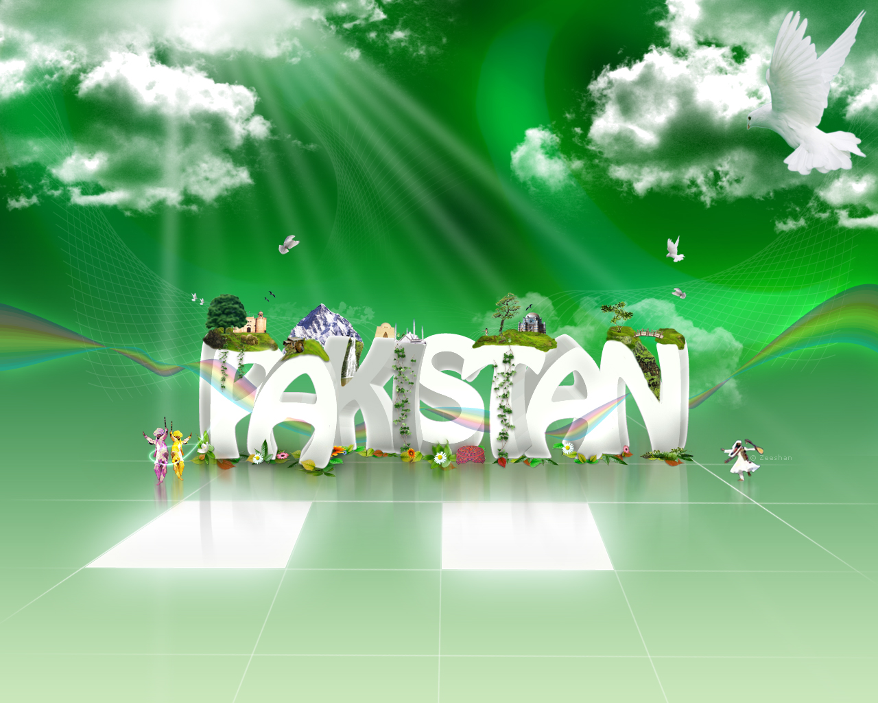 Duvar Kagitlarin 2K Facebook Kapak Resimi Pakistani Flag Wallpapers