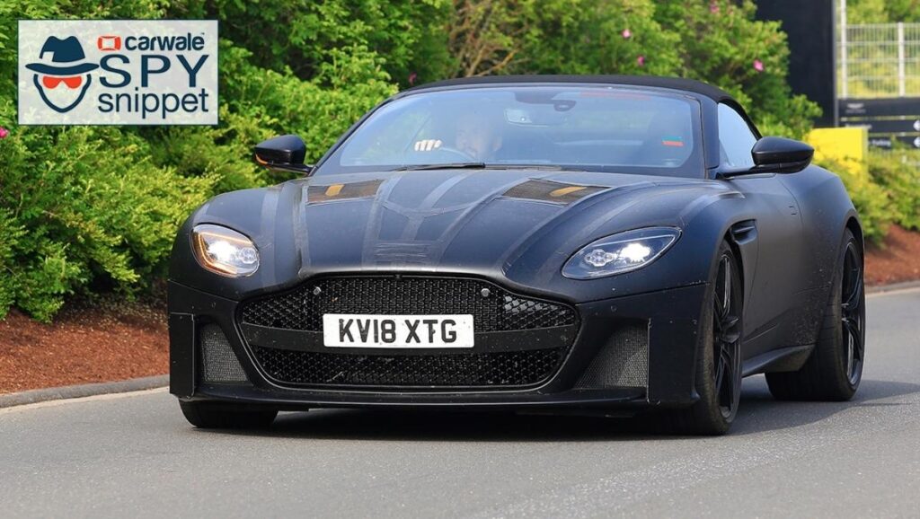 Aston Martin DBS Superleggera Volante spied testing