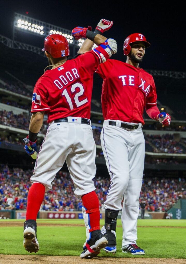 Texas Rangers second baseman Rougned Odor