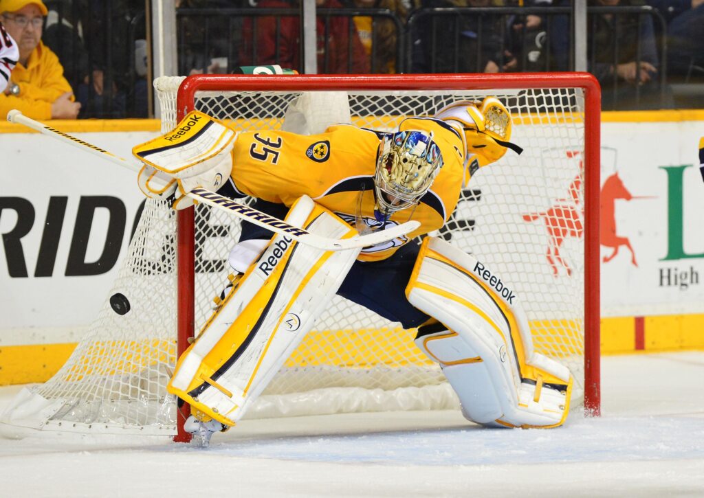Famous Player of Nashville Pekka Rinne wallpapers and Wallpaper