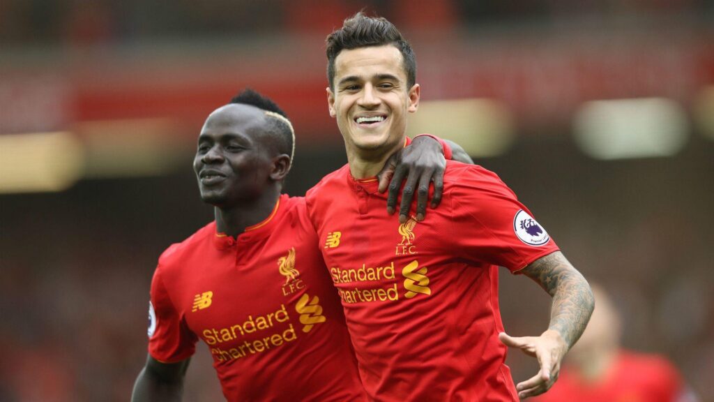 The band’s back together Fab Four of Philippe Coutinho, Sadio