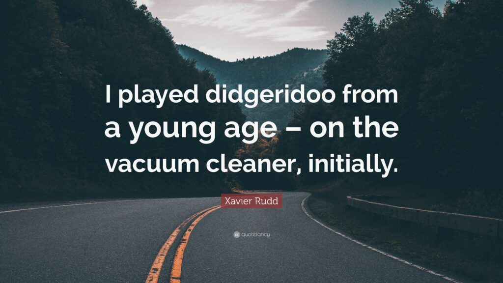 Xavier Rudd Quote “I played didgeridoo from a young age – on the