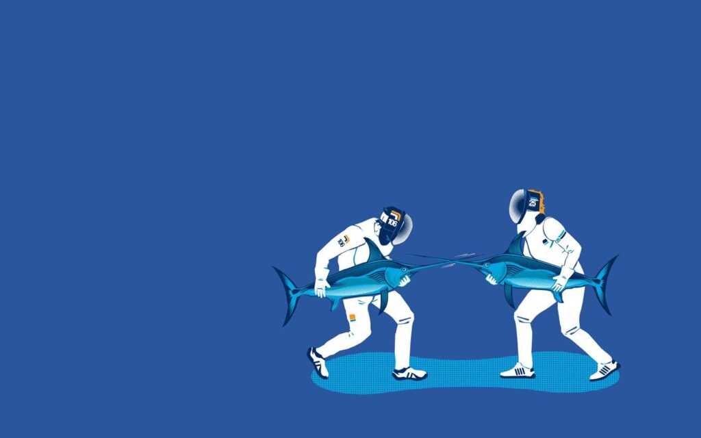 I see both of your fencing wallpapers and raise