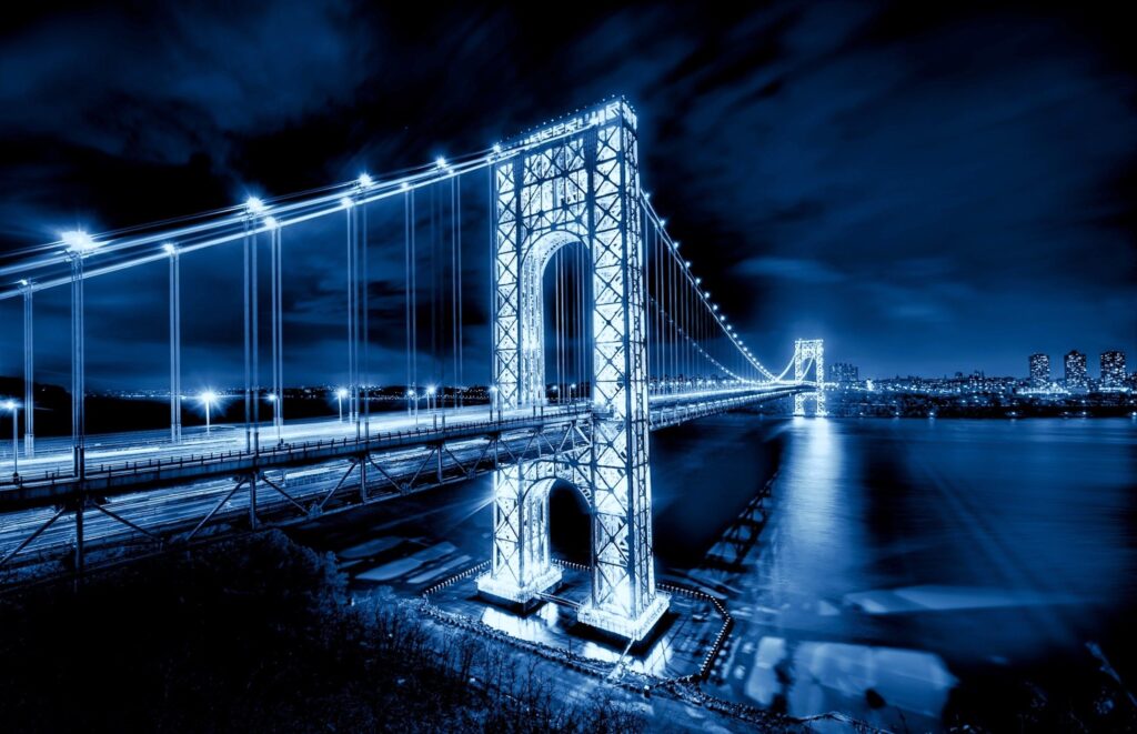 George washington bridge Wallpaper for backgrounds desk 4K free,