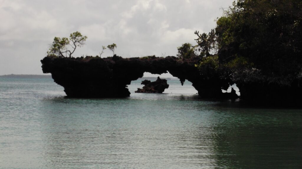 Africa Lagoon Volcanic Zanzibar Ocean Indian Bay Menai Rock Beach