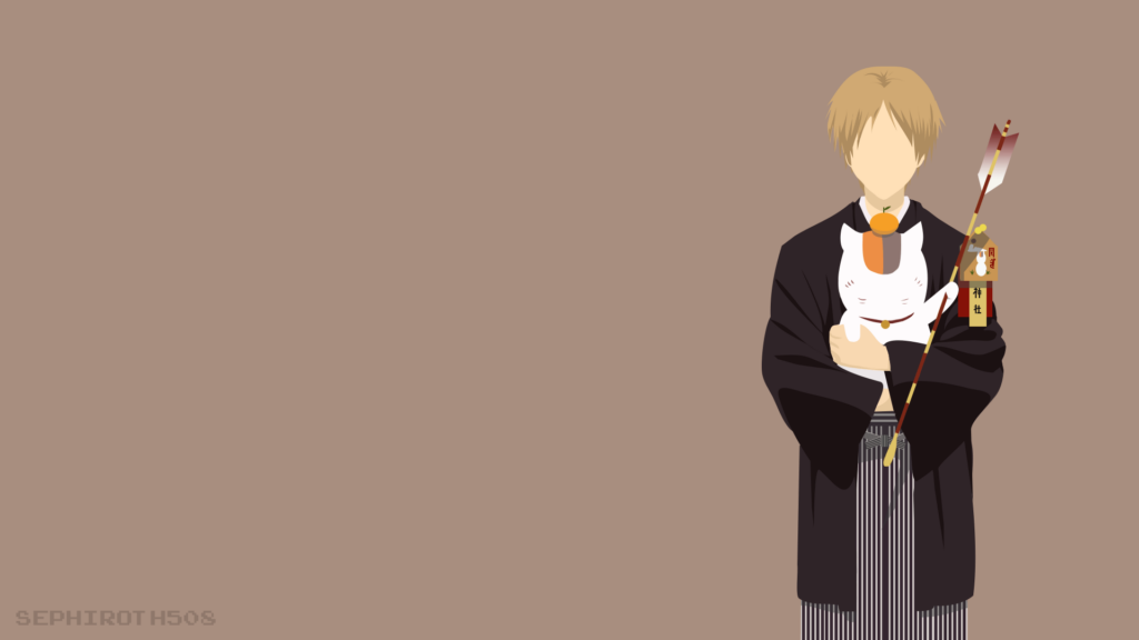 Wallpapers Natsume Yuujinchou, Takashi Natsume, nyanko sensei