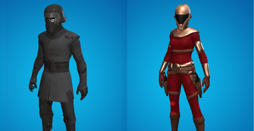Fortnite New Star Wars Kylo Ren and Zorii Bliss Skins and