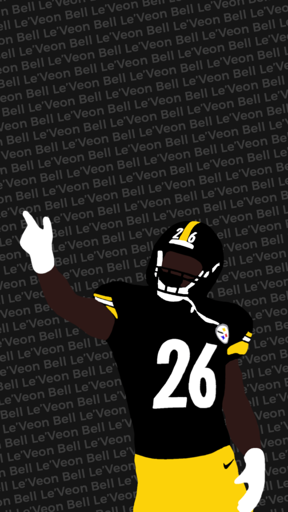 I made another wallpaper, this one with Le’Veon Bell steelers