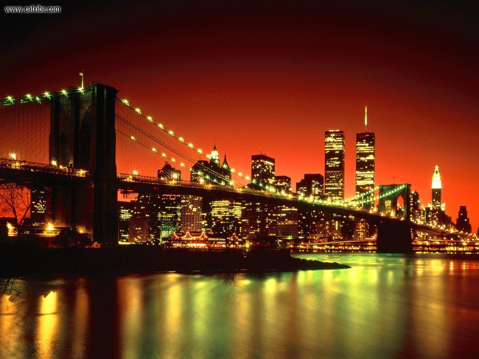 Pix For – Brooklyn Bridge At Night Wallpapers