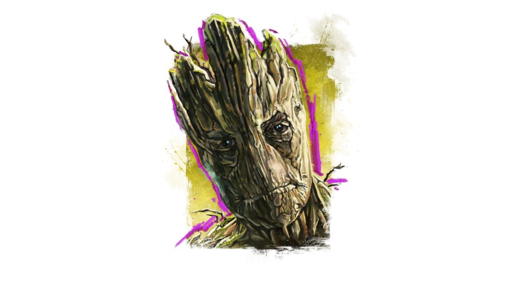 Groot Computer Wallpapers, Desk 4K Backgrounds