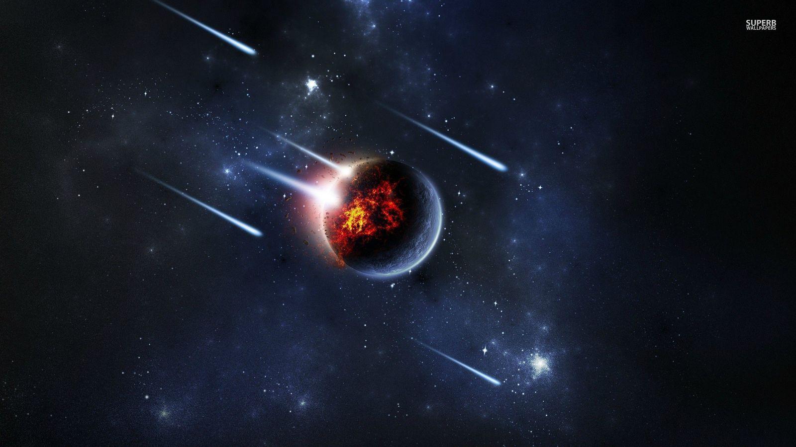 Space Wallpaper Meteors 2K wallpapers and backgrounds photos