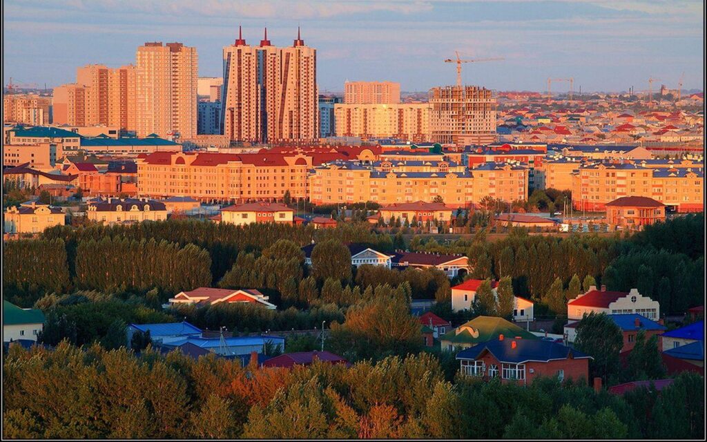 Wallpaper Kazakhstan Cities Houses