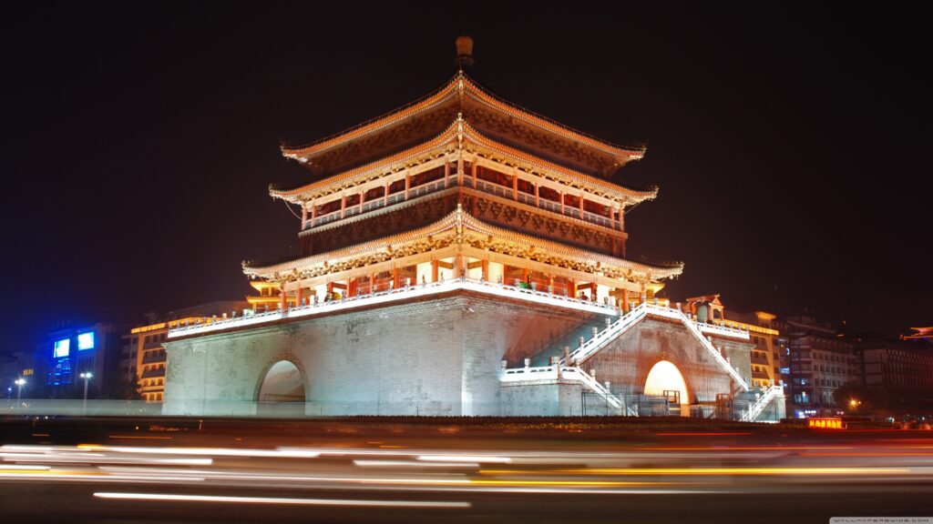 Bell Tower Of Xian, China ❤ K 2K Desk 4K Wallpapers for K Ultra HD