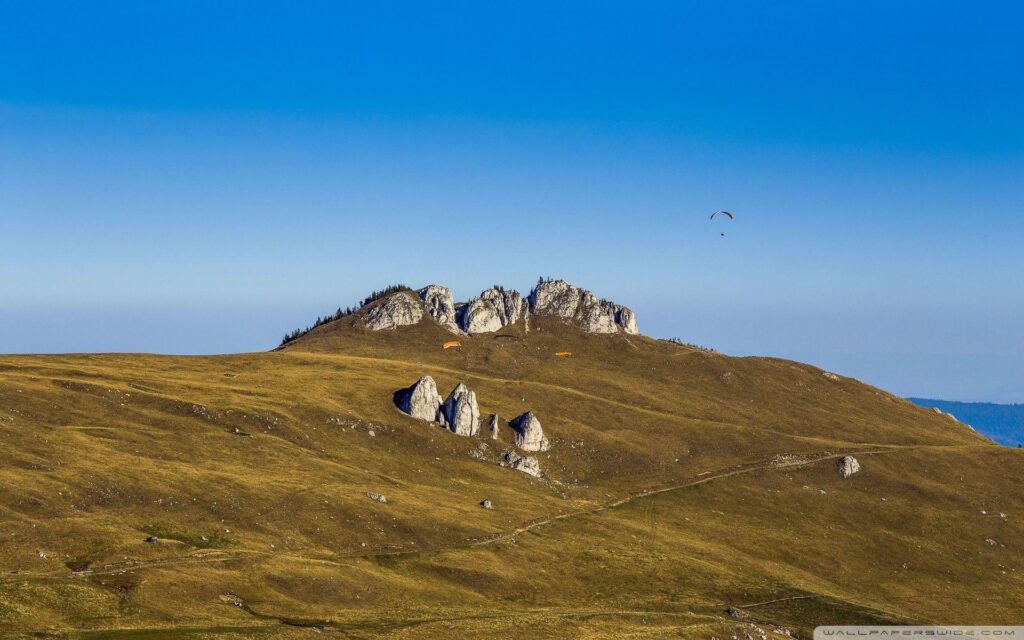 Paragliding in Romania 2K desk 4K wallpapers Widescreen High