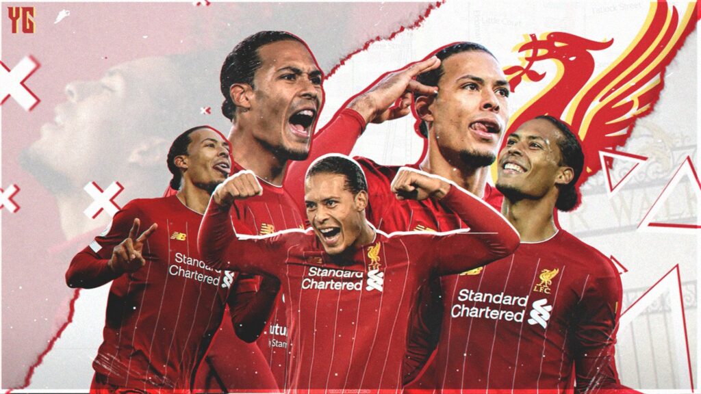 Virgil Van Dijk Desk 4K Wallpaper, made by me Feedback appreciated! LiverpoolFC