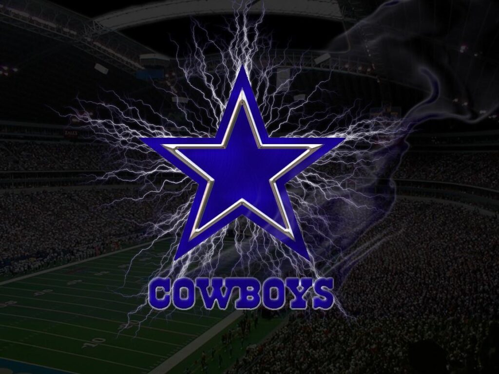 Lighting Dallas Cowboys Logo Wallpapers 2K Backgrounds Wallpapers Free
